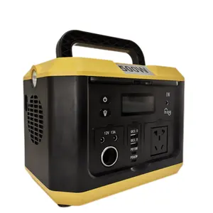 Home and Outdoor Emergency Backup Power Portable Power Station Rechargeable Generator Solar Power Bank 300W 500W