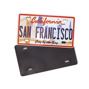 Imán de nevera con forma de placa de matrícula personalizada del Puente Golden Gate de California <span class=keywords><strong>2023</strong></span>, recuerdo de EE. UU., tamaño mediano - Product Image 4
