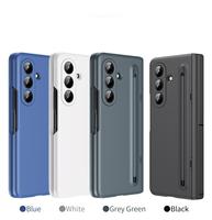 Étui pour Samsung Galaxy Z Fold 8 avec film en verre trempé pour Z Fold 7 6 5 4 3, étui de téléphone avec support pliable pour stylet tactile