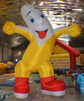 Bonhomme banane gonflable géant publicitaire pas cher à vendre