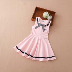 Vestidos para Niña E2WOO, Diseño Nuevo, Vestido Marinero sin Mangas con Vuelo para Niñas de 3 a 12 Años - Product Image 4