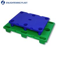 Palette d'impression de cartons pliants robuste en PEHD pour usage industriel avec tamis d'alimentation continue
