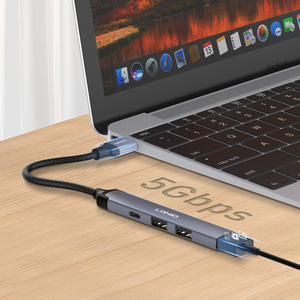 LDNIO-Estación de acoplamiento tipo C, adaptador de concentrador <span class=keywords><strong>USB</strong></span> 4 en <span class=keywords><strong>1</strong></span>, <span class=keywords><strong>USB</strong></span> a USB3.0 * <span class=keywords><strong>1</strong></span> + USB2.0 * <span class=keywords><strong>2</strong></span> + <span class=keywords><strong>1</strong></span>*<span class=keywords><strong>1</strong></span>, Mac Book, Pc, Hub <span class=keywords><strong>Usb</strong></span>, <span class=keywords><strong>2</strong></span> unidades - Product Image 3