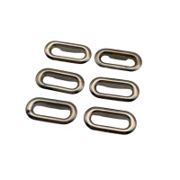Usine directe à la mode haute qualité 19mm oeillets ovales et boucles de fer accessoires pour sacs sacs à main chaussures et bottes