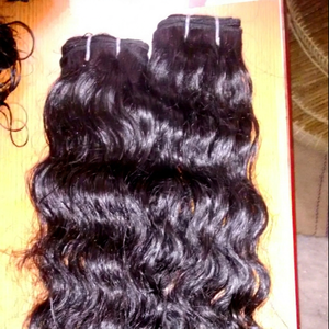 Precio al por mayor Buena retroalimentación Cabello indio Virgen sin procesar, color natural mejor textura indio Tejido de cabello crudo - Product Image 1