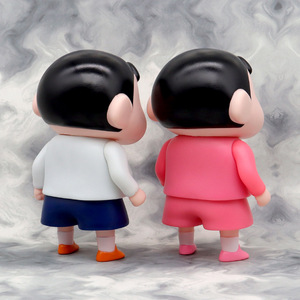 6 Estilos Linda <span class=keywords><strong>Manga</strong></span> Estatuilla Estatuas Crayon Shin-Chan Nohara Shiro Perros Juguete PVC Anime Figura - Product Image 5