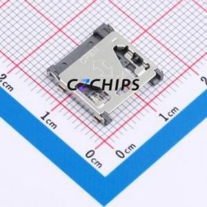 BX-TF-1.9HJ SD Card / Memory Card Connector SMD Connector Flip Cover Type MicroSD Card (TF Card) Card Holder 2.9mm - Product Image 1