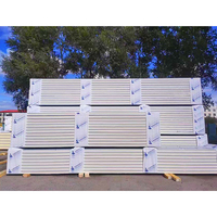 Panneau sandwich isolant pour chambre froide, hôtel, mur, en mousse PU, acier, ignifuge, imperméable, écologique, prix usine
