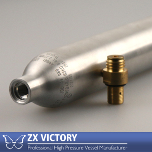 ZX 0.6L serbatoio di <span class=keywords><strong>Gas</strong></span> ad alta pressione di alluminio portatile per uso alimentare CO2 cilindro per bevande uso industriale Tped certificato - Product Image 4