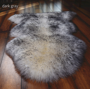 Tapis de luxe en peau de mouton véritable, 1 pièce, véritable peau d'animal, moquette pour la décoration de la maison - Product Image 5