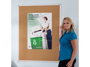 Tableau d'affichage double face en alliage d'aluminium pour photos d'enfants, mur d'affichage, prix abordable, vente en gros - Product Image 5
