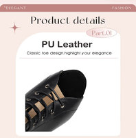 Sandales sexy à talons hauts en cuir PU pour femmes, mode estivale, confortables, à bout ouvert, bottes de danse, talons aiguilles, chaussures de danse jazz pour femmes