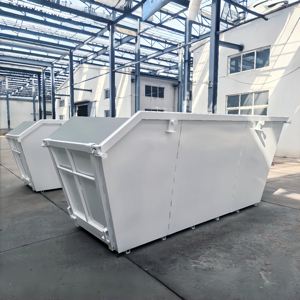 Grands conteneurs mobiles de saut 10-20cbm utilisation industrielle de saut de construction en acier résistante de poubelles - Product Image 1