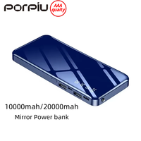 Banque d'Alimentation Double USB A23 Tendance de Haute Qualité 10000mAh 20000mAh, Charge Rapide, Fine avec Entrée Micro USB 10W, Cadeau Promotionnel