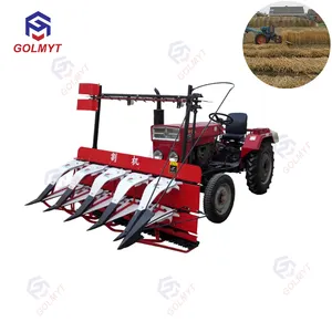 Farm tractor implement multi function reaper sesame tractor harvester rice wheat cutting machine all crop cutter