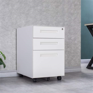Meuble mobile à 3 tiroirs en métal - Product Image 1