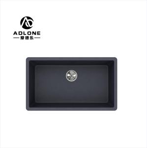 Handmade Single Bowl Granite Kitchen Sink Popular Marble Wash Basin without <b>Faucet</b> Customizable Kitchen <b>Accessories</b> - Product Image 1