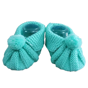 Zapatitos <span class=keywords><strong>de</strong></span> Bebé <span class=keywords><strong>de</strong></span> Algodón <span class=keywords><strong>de</strong></span> Lujo Personalizados, Calcetines <span class=keywords><strong>de</strong></span> <span class=keywords><strong>Lana</strong></span> para Recién Nacidos, con Pompones, Invierno, Tejidos, Casuales y Lindos - Product Image 5