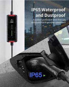 Nouveau chargeur EV portable 7kW 32A avec <span class=keywords><strong>connecteur</strong></span> Type 2, protection IP65, câble de 5 m, courant réglable pour voitures électriques - Product Image 3