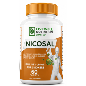 Livewell Nutrition Nicosal 60 Comprimés Soutien Immunitaire pour Fumeurs Complément Alimentaire - Product Image 3