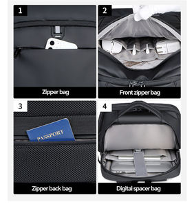 Custom Anti-theft Waterproof Laptop <b>Bag</b> Softback Custom <b>Computer</b> <b>Bag</b> Students School Outdoor Casual Sports Zipper Letter - Product Image 3