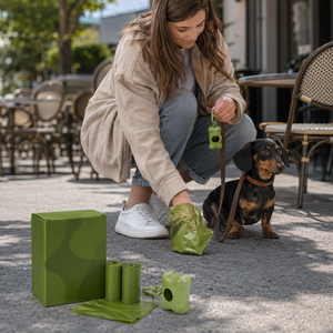 Bolsas para excremento de perro perfumadas en rollo, ODM OEM, con fragancia, color, tamaño, grosor y caja de marca privada personalizados - Product Image 3