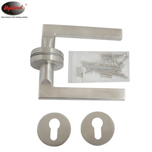 <span class=keywords><strong>Poignée</strong></span> <span class=keywords><strong>de</strong></span> <span class=keywords><strong>porte</strong></span> en bois, serrure pour <span class=keywords><strong>porte</strong></span> d'entrée Hyland OEM NC046, raie <span class=keywords><strong>carrée</strong></span>, serrure à levier en acier inoxydable - Product Image 4