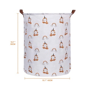 Vải giặt <span class=keywords><strong>Hamper</strong></span> với dây thừng xử lý và nắp để sử dụng nhà tính năng một thiết kế lót giỏ - Product Image 2