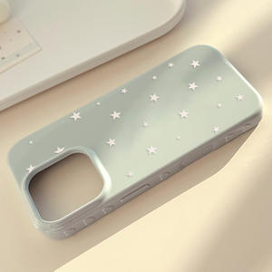 Funda para iPhone 17 Pro Max, estilo coreano, de silicona suave con diseño de estrella y orificio grande, resistente a caídas - Product Image 6