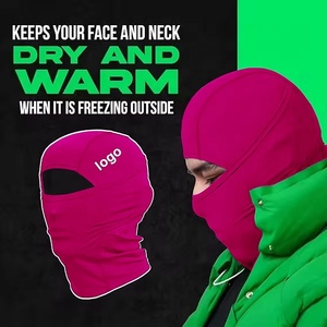 Benutzer definiertes Logo Pro 1:1 Sublimierte hyper warme Sturmhaube Radfahren <span class=keywords><strong>Ski</strong></span> maske Cagoule Voll gesichts abdeckung Herren Sturmhaube - Product Image 2