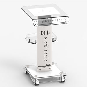 Carro de ruedas de acrílico para <span class=keywords><strong>Spa</strong></span> de belleza, carrito de mano y <span class=keywords><strong>amp</strong></span>, carrito de salón, vendedor de fábrica China - Product Image 4