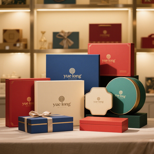 Premium Custom Rigid Gift Box Eco-Friendly Recyclable Carton <b>Packaging</b> High-End Waterproof Embossing Sponge Lining Brand 500 - Product Image 4