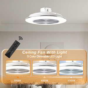 Hiện Đại Siêu Yên Tĩnh Thanh Trên Quạt Trần Với Ánh Sáng Và Điều Khiển Từ Xa Chuyển Đổi Hiện Đại Trắng Quạt Trần Ánh Sáng Cho Ngôi Nhà - Product Image 3