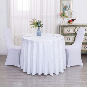 Sang trọng 132 Vòng polyester không thấm nước trắng bảng vải cho đám cưới - Product Image 2