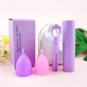 Nouveau type 3In1 produits de menstruation période <span class=keywords><strong>applicateur</strong></span> de tasse <span class=keywords><strong>applicateur</strong></span> de <span class=keywords><strong>coupe</strong></span> <span class=keywords><strong>menstruelle</strong></span> réutilisable - Product Image 1