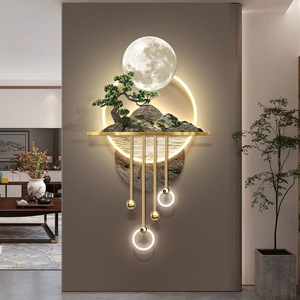 Huasong de 120x60 cm con luz nocturna LED, decoración de pared para sala de estar, arte para colgar en casa, retroiluminación, personalizable, Dropshipping DDP - Product Image 2
