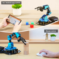 XArm2.0: Hiwonder Nuevo brazo robótico inteligente Soporte Scratch & Python Ensamblar Kit robótico programable