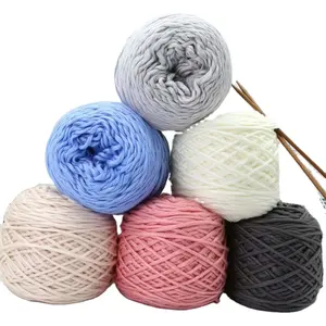 फैंसी दूध कपास बुनना बहु रंग नरम 200g गेंद गर्म चंकी 16ply Crochet हाथ बुनाई के लिए 100% एक्रिलिक यार्न ऊन यार्न