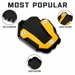 Motorcycle Kickstand Enlarger Side Brace Enlarged Seat Pad CNC Aluminum for <strong>Honda</strong> CRF1100L <strong>Africa</strong> <strong>Twin</strong> 2021 2022 2023 2024 2025 - Product Image 4
