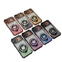 Étui de téléphone de support magnétique anti-chute de luxe pour iPhone 17 Pro Max comprend pour Apple 16 Film d'objectif couverture souple et poignée