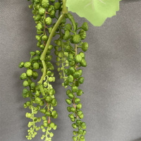 Bouquet de fleurs artificielles blanc et vert naturel LO-1217, arrangement floral artificiel style Wabi-Sabi pour la décoration de bureau