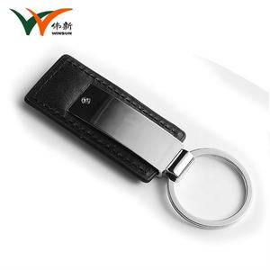 Wholesale Fashion PU Leather Keychain Blank Metal Custom <b>Key</b> <b>Chain</b> - Product Image 3