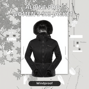 Chaqueta de Esquí Impermeable para Mujer Alpine PRO, 10,000 mm, Cortavientos, con Capucha, Falda de Nieve Desmontable, Cierre de Cremallera, Costuras Selladas, Transpirable - Product Image 2