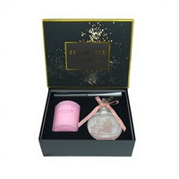 Coffret Cadeau Bougie Parfumée Artisanale Personnalisée pour Amoureux, Diffuseur à Bâtonnets Sans Flamme et Huile Essentielle, Modèle Anniversaire 2022508