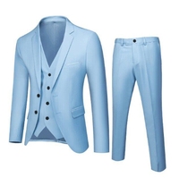 Veste de costume élégante sur mesure pour homme, coupe ajustée, 3 pièces, pour mariage, fête, affaires, décontracté, simple boutonnage