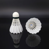 Volants de badminton professionnels JunXin G80 de niveau tournoi BWF, en plumes d'oie de qualité 1, avec base en liège 100% naturel, vente en gros