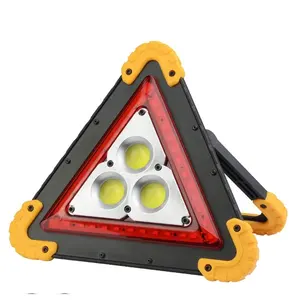 Super Bright 1500LM USB Rechargeable Emergency Warning Triangle COB Lights Inspection Led COB WorkLight