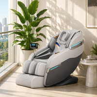 Fauteuil de massage corps entier zéro gravité SL Track avec chaleur et rouleaux pour les pieds OEM ODM