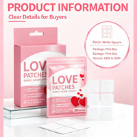 Patchs d'amour personnalisés OEM ODM, formule personnalisée, emballage, quantité et logo, fournisseur de marques privées