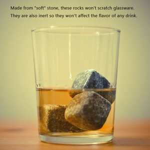Premium Whiskey Stones - <span class=keywords><strong>Scotch</strong></span> Rocks - Best Christmas Gift Box Set of 9 <span class=keywords><strong>Whisky</strong></span> Chilling Cubes - Lifetime Guarantee - Product Image 6